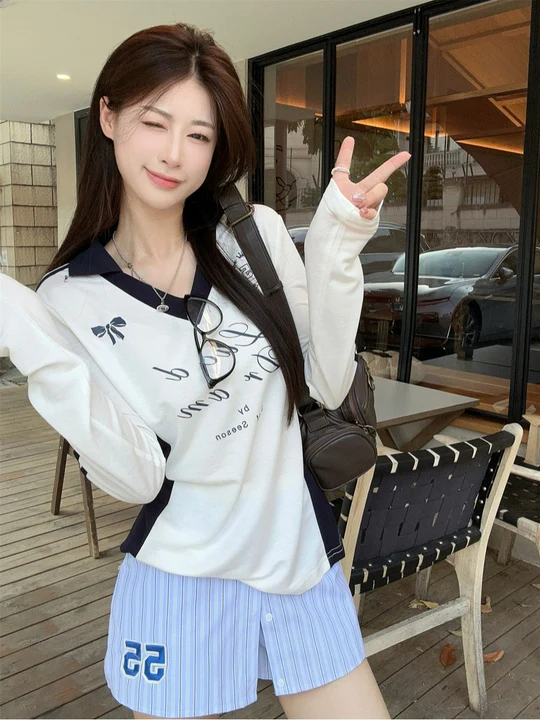 2FDA1DCC-590F-4B0E-8B27-E8F90D440445_540x.webp Blue Stripe Mini Skirt