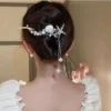 A.webp Tassel Twist Hair Clip Back Head Simple One-word Clip A