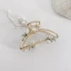 Tassel Twist Hair Clip Back Head Simple One-word Clip G
