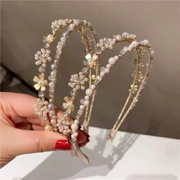 sg-11134201-7qvg7-lhdfmwtzgqh306.webp Diamond Pearl Double-Layer Headband Korean Sweet Celebrity Super Fairy Hair Accessories Double Row Headwear